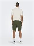 ONSLINUS 0007 COT LIN SHORTS NOOS olive night