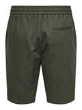 ONSLINUS 0007 COT LIN SHORTS NOOS olive night