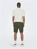 ONSLINUS 0007 COT LIN SHORTS NOOS olive night
