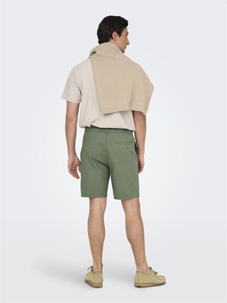 ONSLINUS 0007 COT LIN SHORTS NOOS sea spray