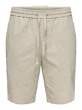 ONSLINUS 0007 COT LIN SHORTS NOOS silver lining