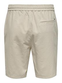 ONSLINUS 0007 COT LIN SHORTS NOOS silver lining
