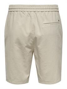 ONSLINUS 0007 COT LIN SHORTS NOOS silver lining