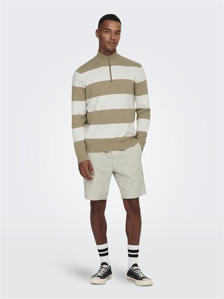 ONSLINUS 0007 COT LIN SHORTS NOOS silver lining