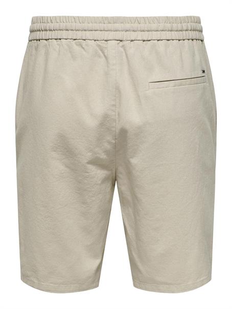 ONSLINUS 0007 COT LIN SHORTS NOOS silver lining