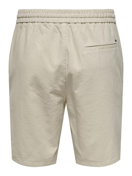 ONSLINUS 0007 COT LIN SHORTS NOOS silver lining