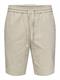 ONSLINUS 0007 COT LIN SHORTS NOOS silver lining