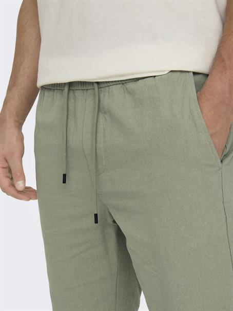 ONSLINUS 0007 COT LIN SHORTS NOOS tea