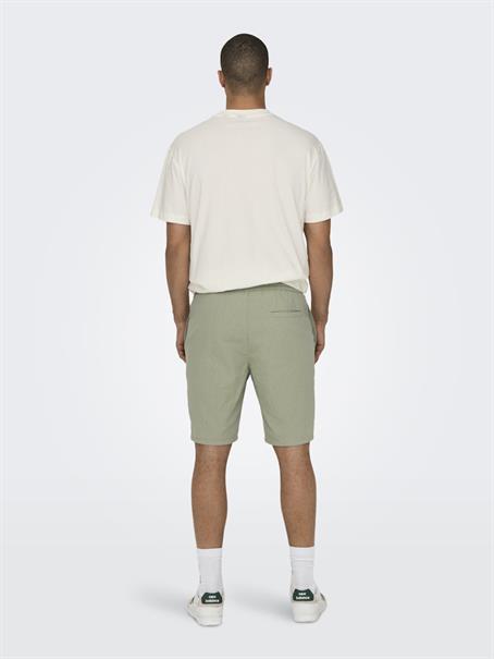 ONSLINUS 0007 COT LIN SHORTS NOOS tea