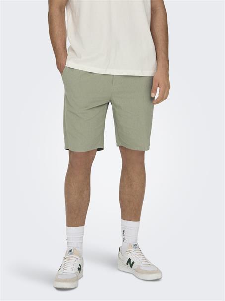 ONSLINUS 0007 COT LIN SHORTS NOOS tea