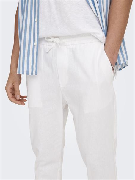 ONSLINUS CROP 0007 COT LIN PNT NOOS bright white