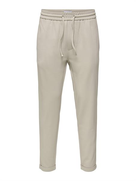 ONSLINUS CROP TAP 0192 PANT silver lining
