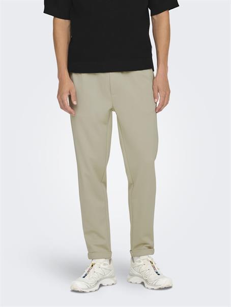 ONSLINUS CROP TAP 0192 PANT silver lining