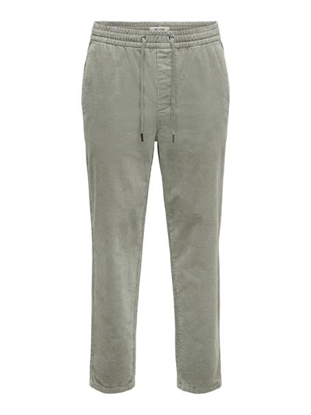 ONSLINUS TAP CORDUROY 0185 PANT NOOS castor gray