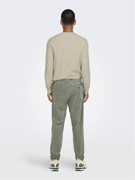 ONSLINUS TAP CORDUROY 0185 PANT NOOS castor gray