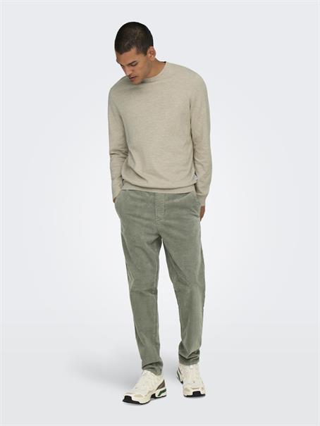 ONSLINUS TAP CORDUROY 0185 PANT NOOS castor gray