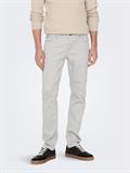 ONSLOOM LIFE SLIM TWILL 4452 PANT white