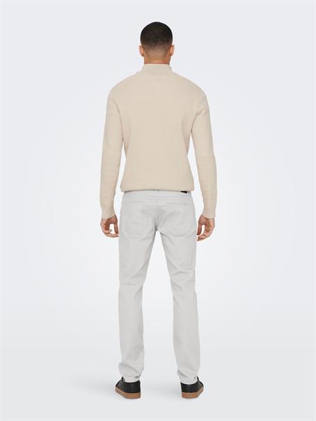 ONSLOOM LIFE SLIM TWILL 4452 PANT white