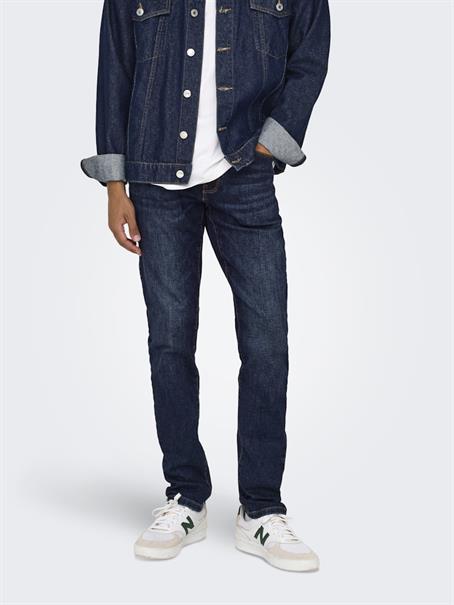 ONSLOOM SLIM DB 6749 MAT DNM NOOS dark blue denim