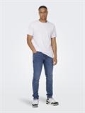 ONSLOOM SLIM MB 6756 MAT DNM NOOS medium blue denim