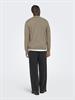 ONSLOUI REG 12 LS MEL POLO KNIT NOOS desert taupe