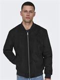 ONSLUCAS FAKE SUEDE BOMBER OTW NOOS black