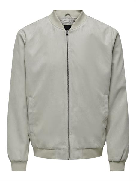 ONSLUCAS FAKE SUEDE BOMBER OTW vapor blue