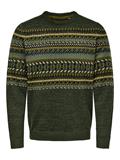 ONSLUDVIG 7 CHEST JAQ KNIT deep depths