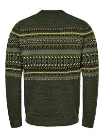 ONSLUDVIG 7 CHEST JAQ KNIT deep depths