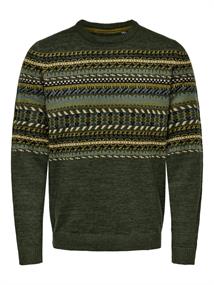 ONSLUDVIG 7 CHEST JAQ KNIT deep depths