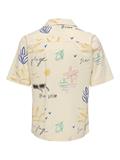 ONSLUKE RLX RESORT AOP SS SHIRT antique white