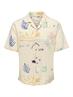 ONSLUKE RLX RESORT AOP SS SHIRT antique white