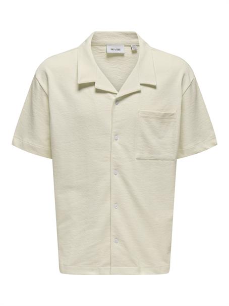 ONSMABON RLX RESORT SS SHIRT egret