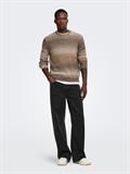 ONSMACK GRADIANT REG CREW KNIT coffee bean