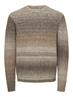 ONSMACK GRADIANT REG CREW KNIT coffee bean
