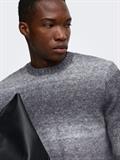 ONSMACK GRADIANT REG CREW KNIT grey pinstripe