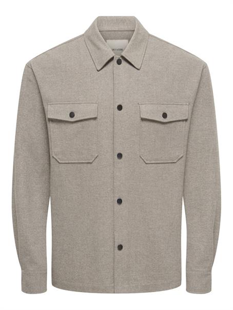 ONSMARK BRUSHED 0353 OVERSHIRT falcon