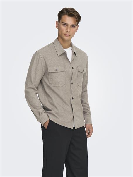 ONSMARK BRUSHED 0353 OVERSHIRT falcon