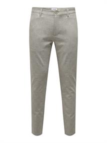 ONSMARK SLIM CHECK 020919 PANT NOOS chinchilla