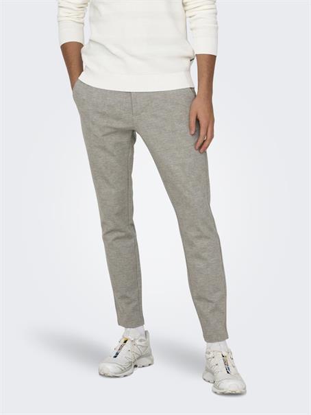 ONSMARK SLIM CHECK 020919 PANT NOOS chinchilla