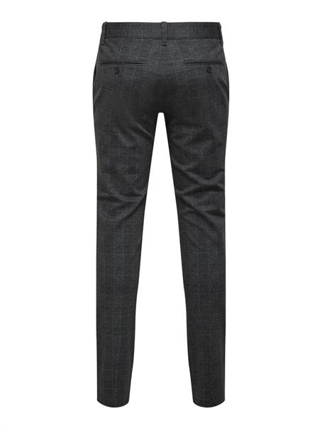 ONSMARK SLIM CHECK PANTS 9887 NOOS black
