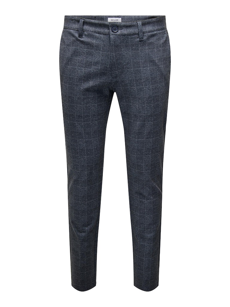 Only & Sons Herren Chino Hose ONSMARK SLIM CHECK 9887 - Slim Fit günstig online kaufen