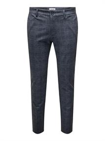 ONSMARK SLIM CHECK PANTS 9887 NOOS dress blues