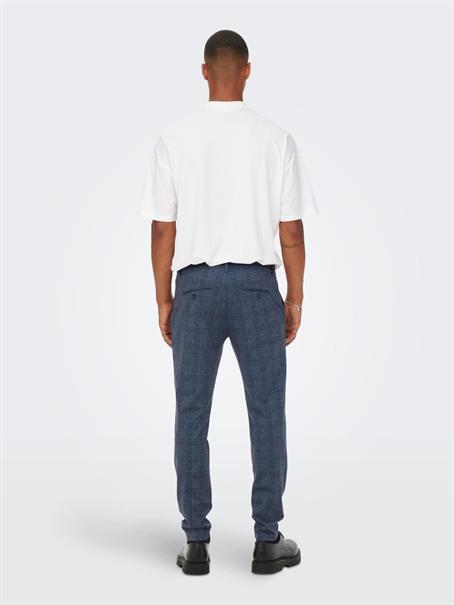 ONSMARK SLIM CHECK PANTS 9887 NOOS dress blues