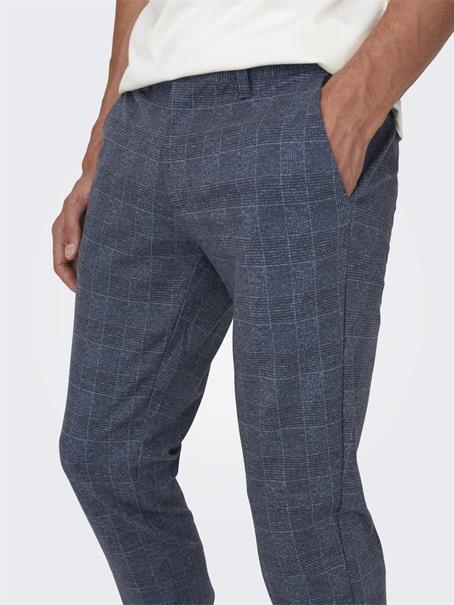 ONSMARK SLIM CHECK PANTS 9887 NOOS dress blues