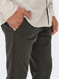 ONSMARK SLIM HERRINGBONE 2911 PANT NOOS slate black