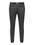 ONSMARK SLIM HERRINGBONE 2911 PANT NOOS slate black