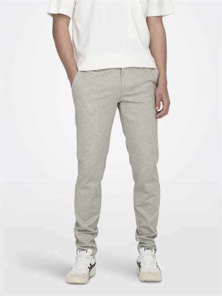 ONSMARK SLIM TAP 0209 MELANGE PANT NOOS chinchilla