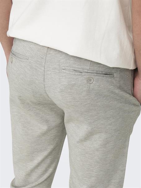 ONSMARK SLIM TAP 0209 MELANGE PANT NOOS chinchilla