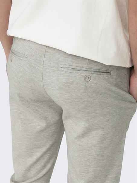 ONSMARK SLIM TAP 0209 MELANGE PANT NOOS chinchilla